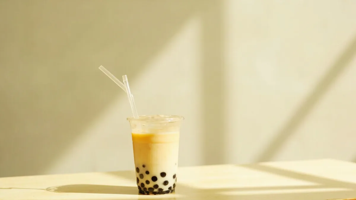 Bubble tea: 珍珠奶茶