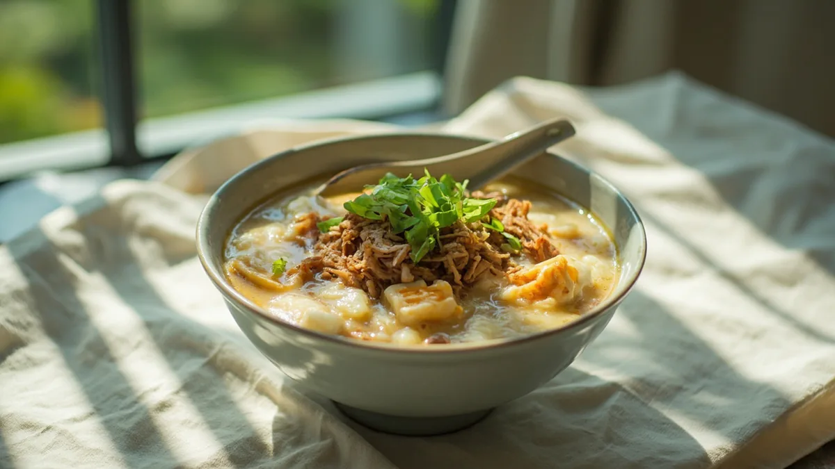 Century egg and pork congee: 皮蛋瘦肉粥