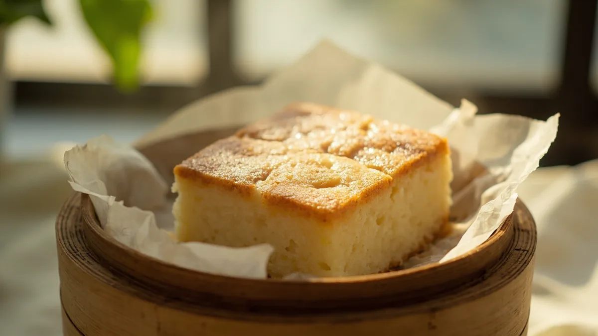 Ma lai go (steamed sponge cake): 马拉糕