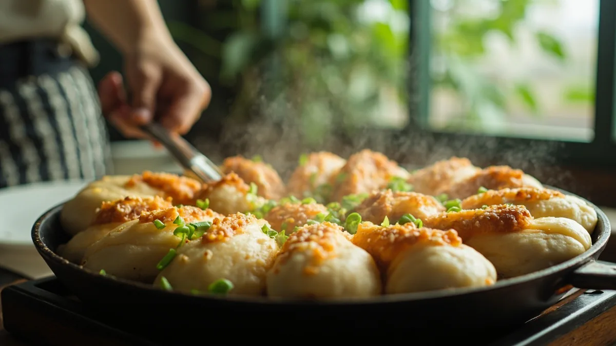 Shengjian (pan-fried buns): 生煎包