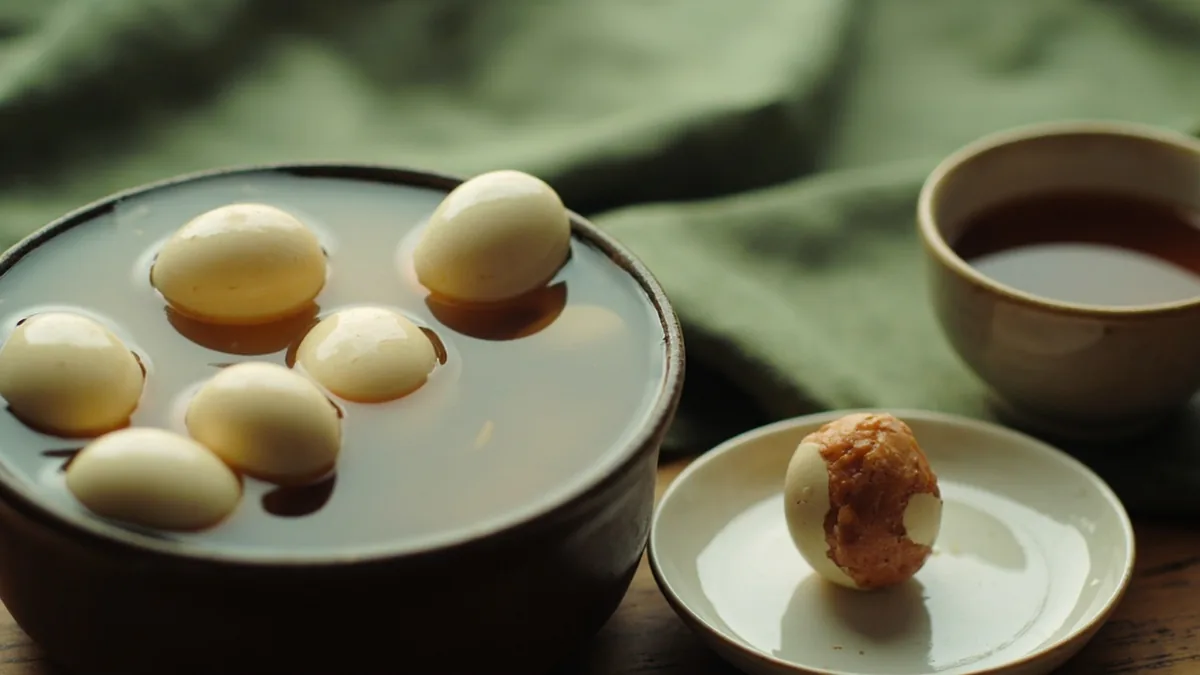 Tea egg: 茶叶蛋
