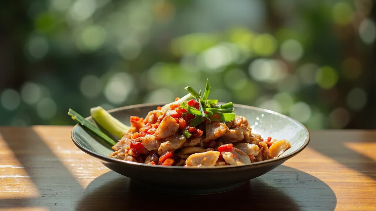 Twice-cooked pork: 回锅肉