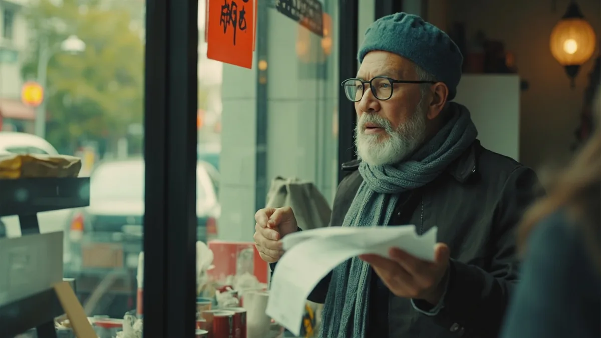 A customer speaks with a shop assistant about the expected delivery date for an item, illustrating “when will you deliver” in Chinese: 什么时候交货？ (shénme shíhou jiāohuò?)